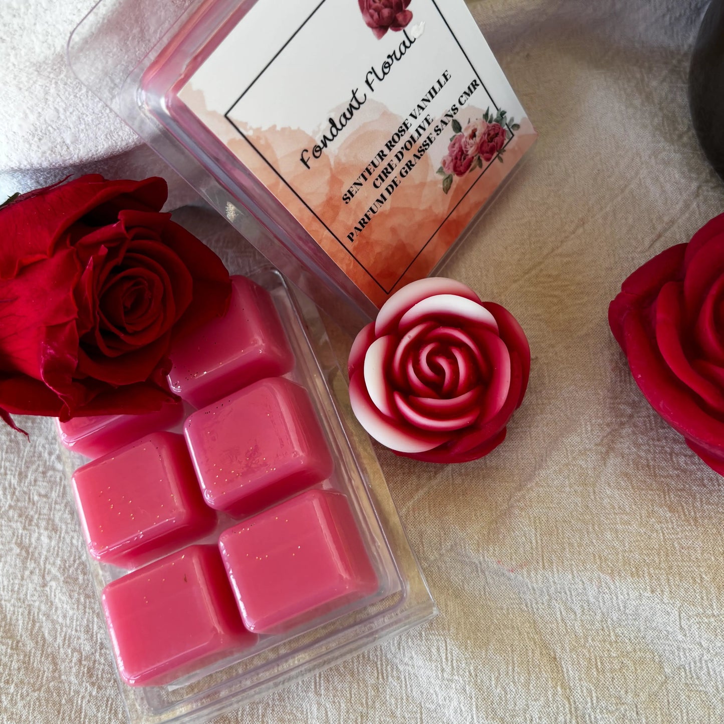 FONDANT ROSE VANILLE